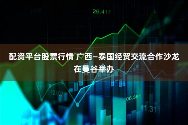配资平台股票行情 广西—泰国经贸交流合作沙龙在曼谷举办